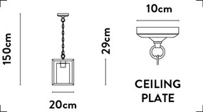 Lustra/Pendul metal stil industrial decorativ Belle