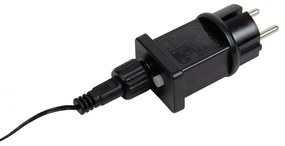 Lampă de podea de Crăciun Neagră Brad 150cm incl. LED cu Timer IP44 - Caspar