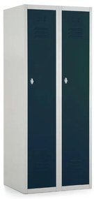 Dulap metalic, 60 x 50 x 150 cm, blocare cu rotire, antracit - ral 7016