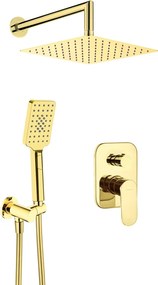 ALPINIA Set de duș incastrat NAC_Z9LP Finisaj: auriu