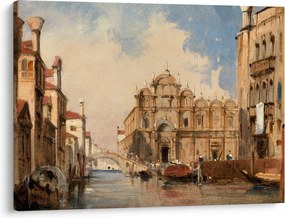 Tablou - Jules-Romain Joyant, The Scuola di San Marco, Venice, reproducere (70x50 cm)