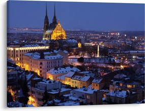 Tablou - Catedrala Sf. Peter și Paul, Brno, Republica Cehă (70x50 cm)