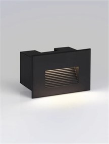 Spot LED incastrabil exterior, ambiental, IP65, POLKA negru