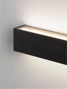 Aplica perete exterior LED IP65 ALLURE negru