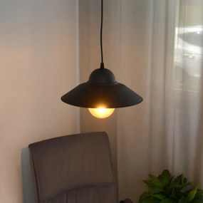 Lustră pe cablu SORAPIS 1xE27/15W/230V negru