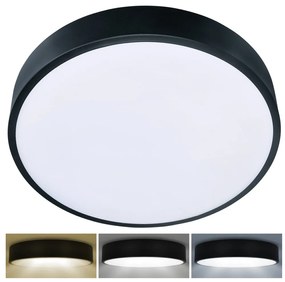 Plafonieră LED dimabilă Brilagi POOL SMART LED/48W/230V 40 cm Wi-Fi Tuya negru + telecomandă