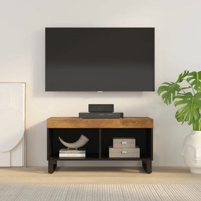 352896 vidaXL Comodă TV, 85x33x43,5 cm, lemn masiv de mango
