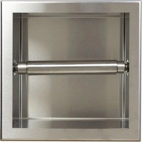 Suport hartie igienica incastrat Balneo Wall-Box inox periat