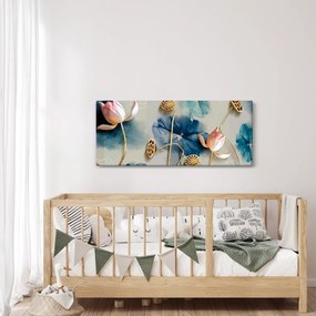Tablou cu flori (120x50 cm)