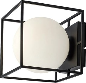 Aplica perete sau tavan pentru exterior IP44 Modane negru