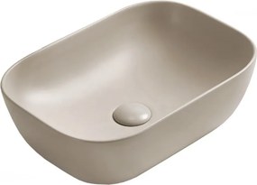 Mexen Rita chiuvetă de blat 45 x 32 cm, bej mat - 21084566