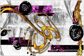 Tablou abstracției (90x60 cm)