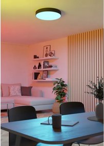 Eglo 901903 - Plafonieră LED RGBW GALLIZZI-Z, dimabilă, 15W, 230V, Ø39 cm, negru