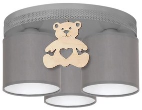 Plafonieră copii BEAR 3xE27/60W/230V