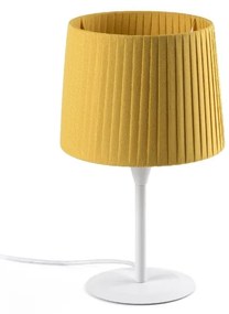 Veioza / Lampa de masa moderna design elegant SAMBA mini alb/galben 64316-36