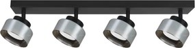 Brilagi - LED RGB spot reglabil AURA LUX 4xGX53/14W/230V Wi-Fi Tuya negru/fumuriu