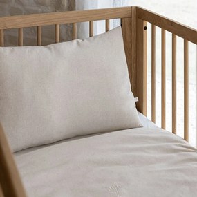 Pătuț în culoare naturală din lemn de stejar 70x140 cm Forrest – Vipack