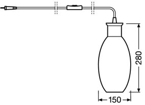 Lampă de masă GRAPE 1xE27/40W/230V roz Ledvance