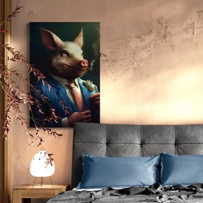 Tablou animal gangster porc