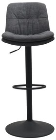 Scaun de bar gri închis cu înălțime ajustabilă Colville – Unique Furniture