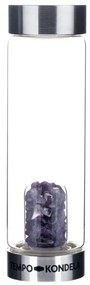 TEMPO-KONDELA CRYSTAL, flacon de sticlă cu cristale violet, 500 ml
