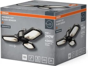 Bec LED cu senzor HIGHBAY E27/40W/230V 4000K - Osram