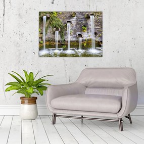 Tablou - Zid de piatră, Hamburg, Germania (70x50 cm)