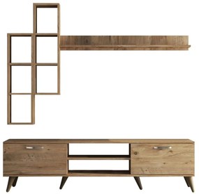 Set mobilier TV cu aspect de lemn de pin 180x48 cm Veronica - Kalune Design