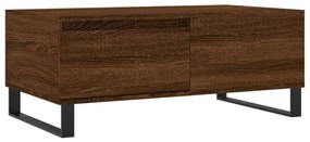 vidaXL Măsuță de cafea, stejar maro, 90x50x36,5 cm, lemn prelucrat