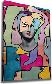 Tablou WY212, multicolor, panza, 50x70 cm