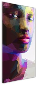 Tablou sticlă Abstracție femeie