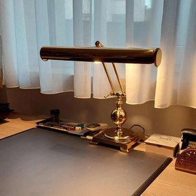 Lampa de birou din alama design clasic Executive Lamp