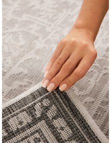 Covor pentru exterior și interior gri/fildeș 200x290 cm Duet Kona – NORTHRUGS