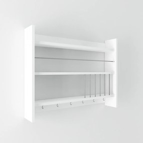 Raft de bucătărie Kolin White