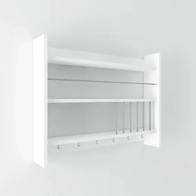 Raft de bucătărie Kolin White