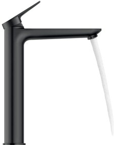 Duravit Wave baterie lavoar stativ negru WA1040002046