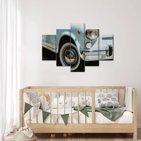 Tablou - mașina retro Fiat (150x105 cm)