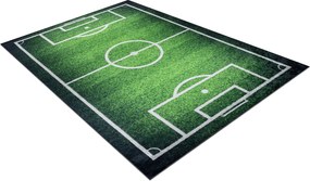 BAMBINO 58690 covor lavabil Teren, fotbal pentru copii anti-alunecare - verde