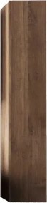Dulap coloana mare suspendat LC Mobili Italia Hamburg 26x138 cm finisaj stejar inchis mercure
