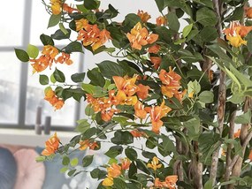 Planta artificiala, Bougainvillea portocaliu H-180cm
