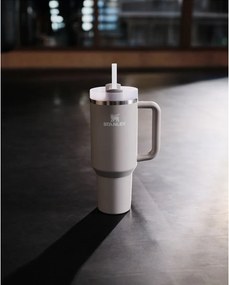 Termos gri deschis cu pai din oțel inoxidabil 890 ml Quencher H2.O FlowState™ Tumbler Ash – Stanley