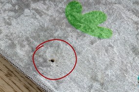 BAMBINO 2160 covor lavabil Sat indian, animale pentru copii anti-alunecare gri - SECUNDAR-COTATI PRODUSUL
