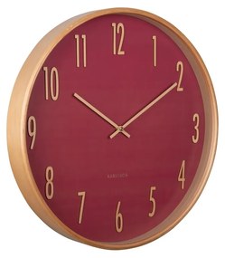 Karlsson 5996RD ceas de perete design roșu,diametru 40 cm