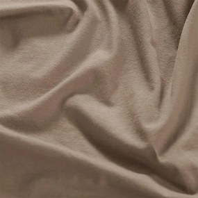 decoDoma Cearșaf elastic jersey cu elastan culoarea nucului 180 x 200 cm