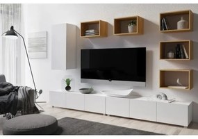 Poliță de perete PAVO 32,5x50 cm, stejar auriu