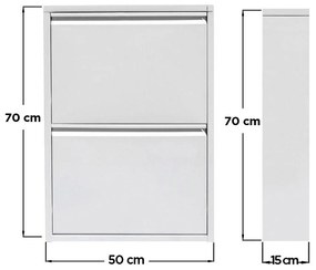Pantofar Miko, 2 compartimente, 50 X 70 X 15 Cm