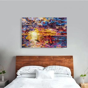 Tablou Canvas - Petals art 40 x 65 cm