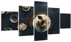 Tablou cu desert pe masă (125x70 cm), în 40 de alte dimensiuni noi