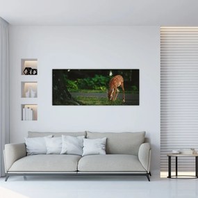 Tablou cu pui de cerb (120x50 cm), în 40 de alte dimensiuni noi