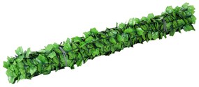 Outsunny Rulou Gard Viu Artificial PE pentru Balcon și Grădină cu Frunze de Artar Verde 300x150cm | Aosom Romania